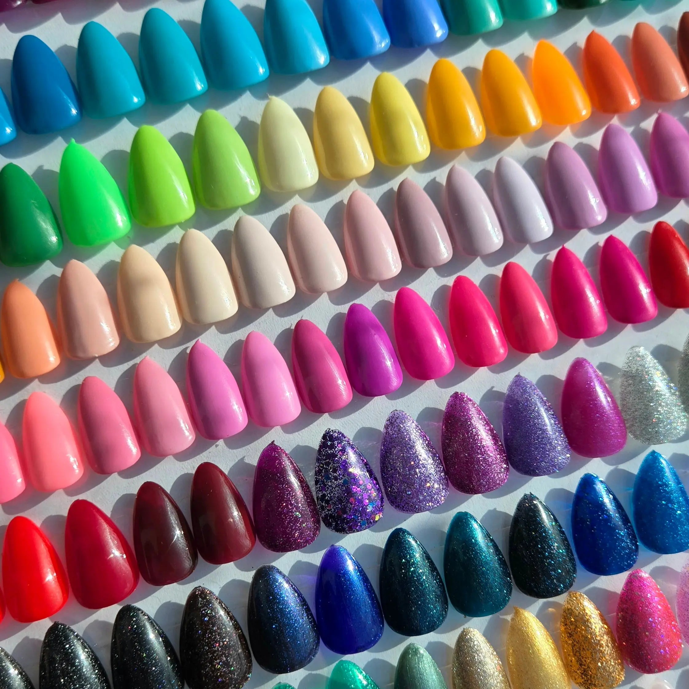 Solid Press on Nails - Junie Mae Designs