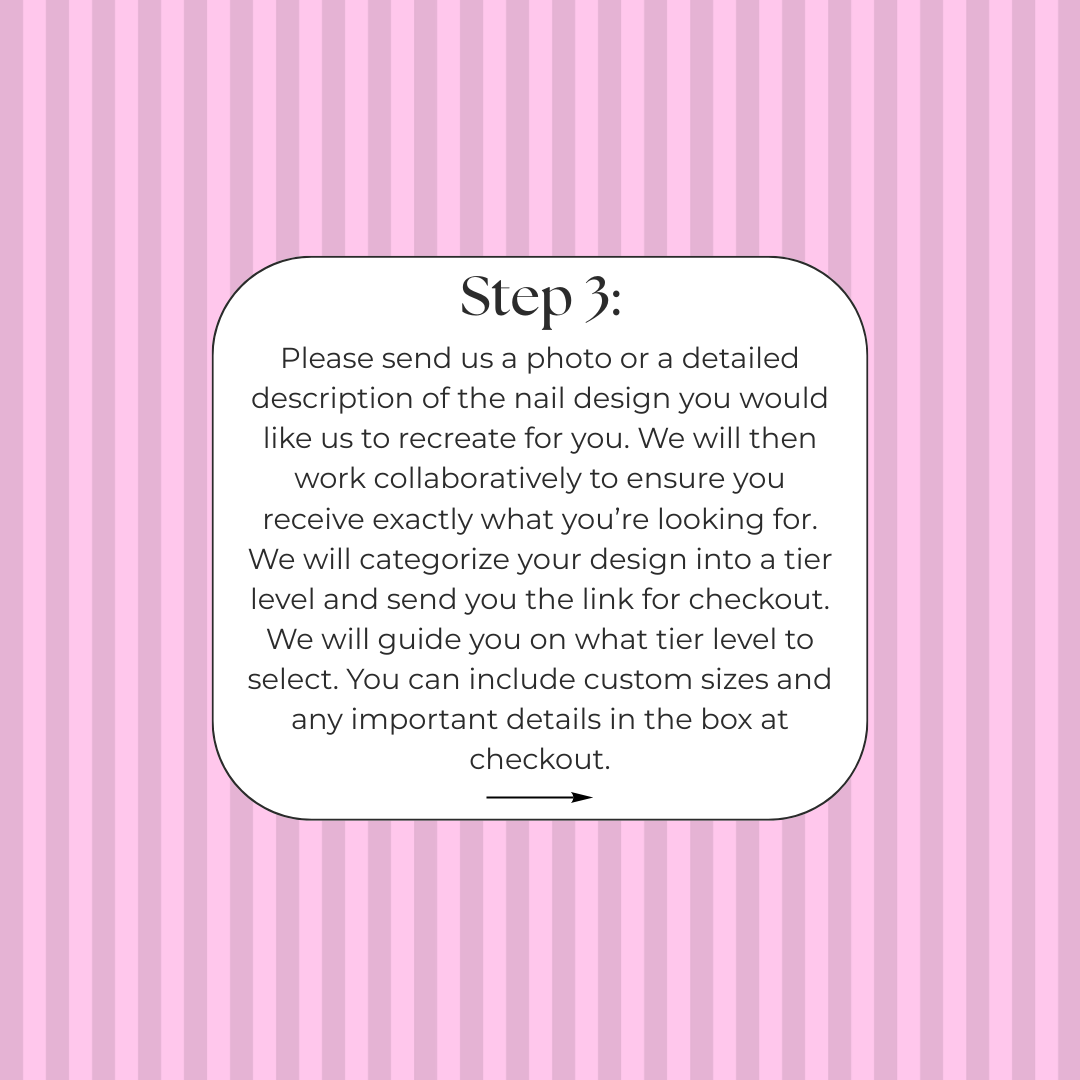 Custom Press on Nails Tiers 1-5
