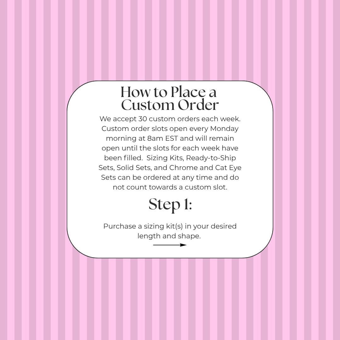 Press on Nail Sizing Kits