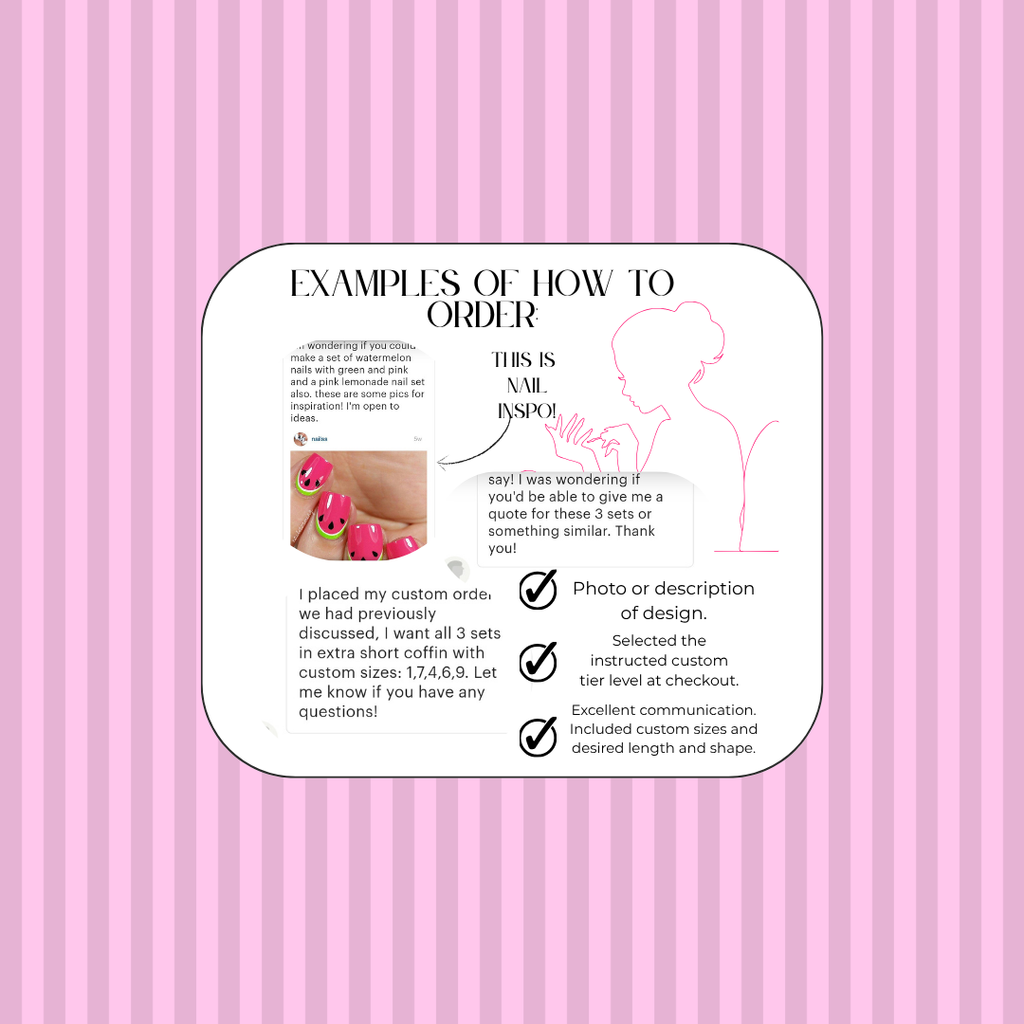 Press on Nail Sizing Kits