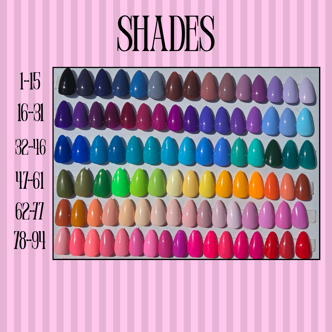 Custom Solid Press on Nails - The 3 Piece Bundle