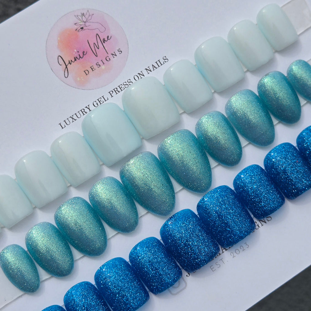 Custom Solid Press on Nails - The 3 Piece Bundle