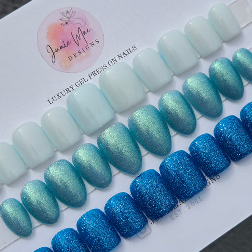 Custom Solid Press on Nails - The 3 Piece Bundle
