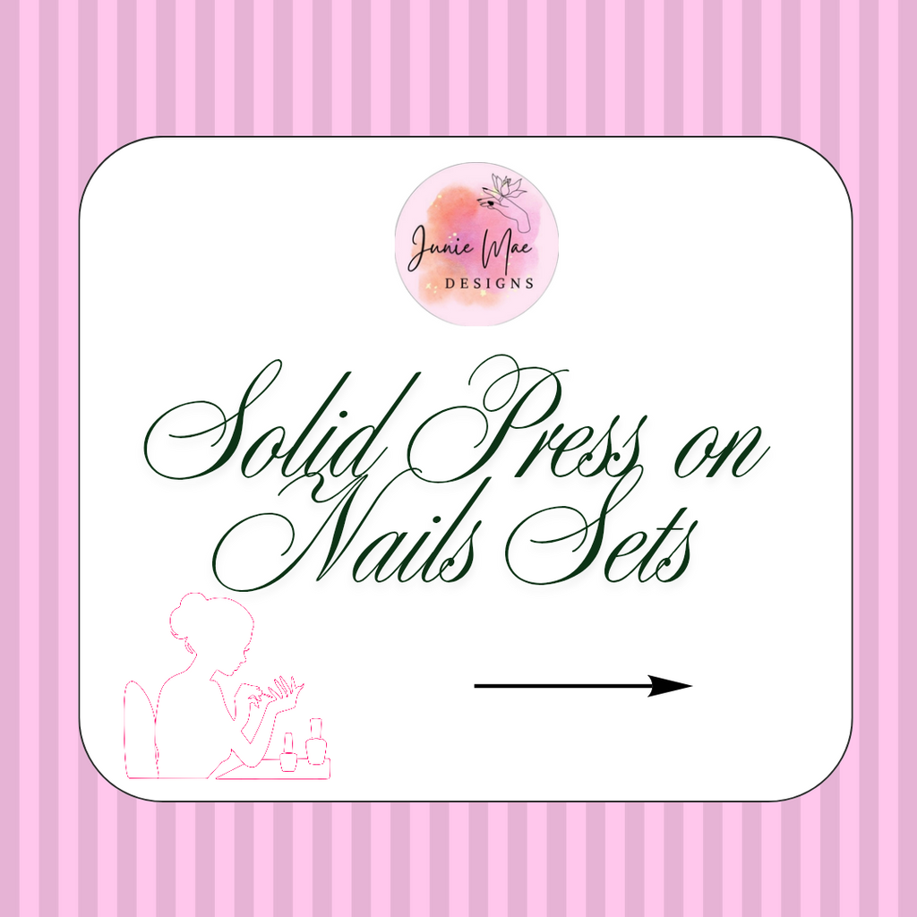 Custom Solid Press on Nails